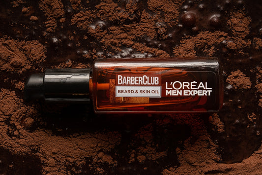 a bottle of loreal men expert beard and skin oil