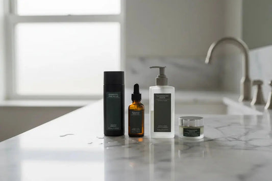 routine barbe homme