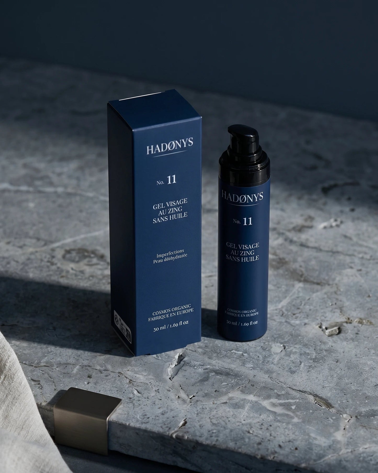 Gel visage au zinc sans huile Hadonys